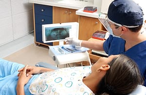 dentist and patient